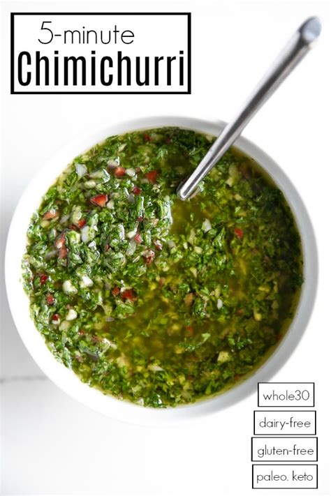 Chimichurri Recipe How To Make Chimichurri Sauce The Forked Spoon