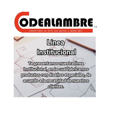 Productos Institucionales CODEALAMBRE S A