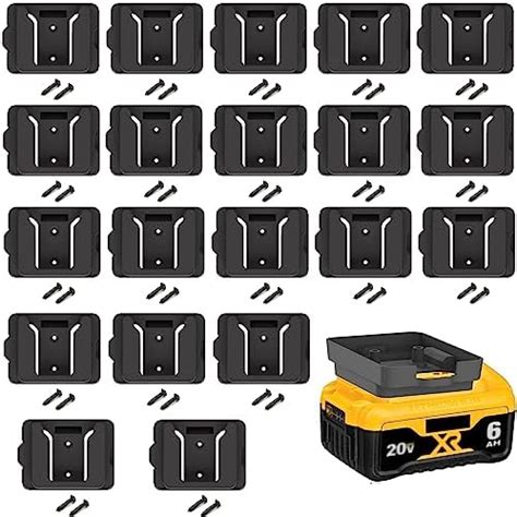 Amazon Gijok Battery Rack Compatible DeWalt 20V Battery Holder