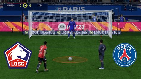 Psg Vs Lille Messi Vs Lille Penalty Shootout Fifa Gameplay