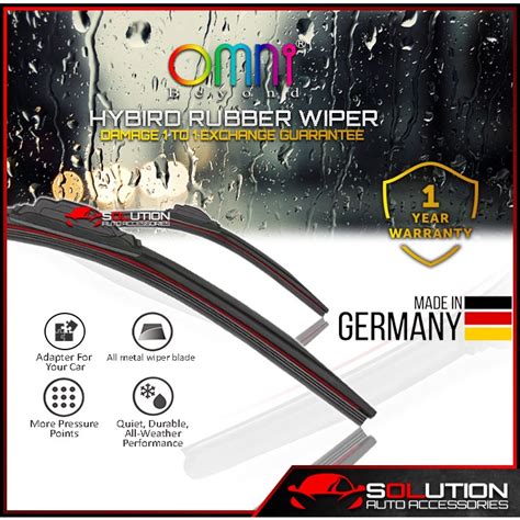 GERMANY Omni Beyond HYBIRD Rubber Car Wiper Blade Perodua Proton Toyota