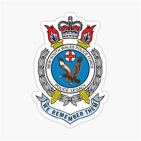 "NSW Police Legacy " Sticker for Sale by NSWPoliceLegacy | Redbubble