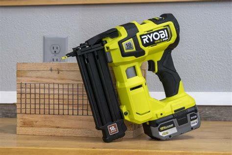 Ryobi V One Hp Brushless Airstrike Gauge Brad Nailer Review P