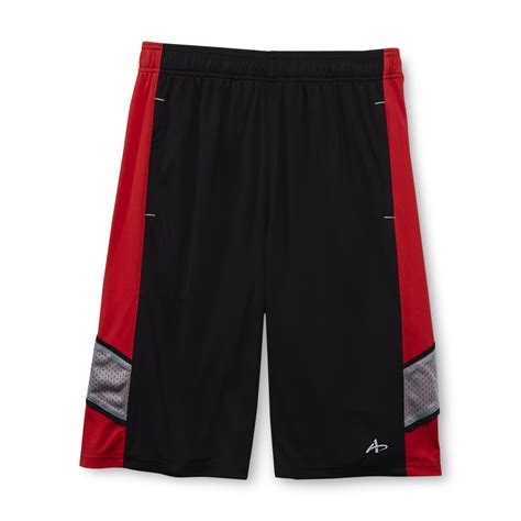 Athletech Mens Basketball Shorts Striped