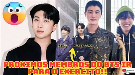 Jungkook E Suga Do Bts Ser Os Pr Ximos Ir Para O Exercito Youtube