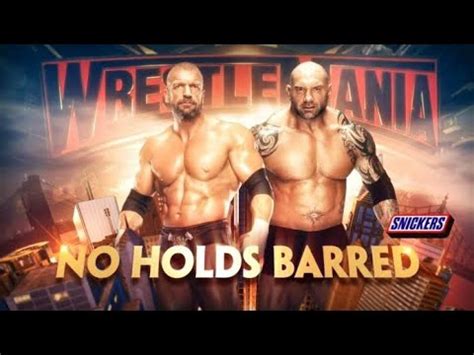 Batista Vs Triple H Wwe Wrestlemania Promo Youtube