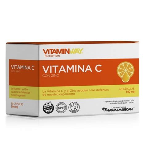 Vitamin Way Vitamina C Mg C Psulas Vitamin Way Suplemento