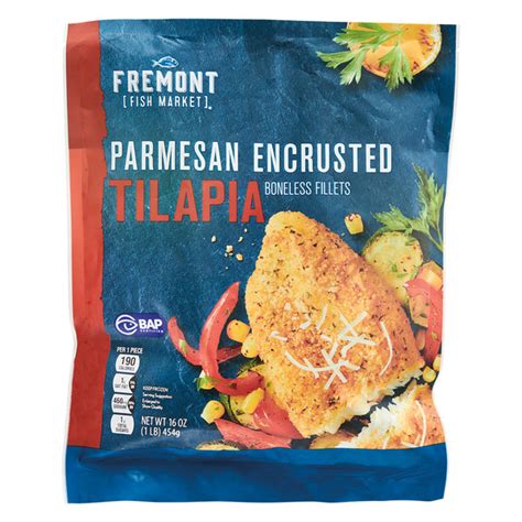 Fremont Fish Market Parmesan Encrusted Tilapia Boneless Fillets Same