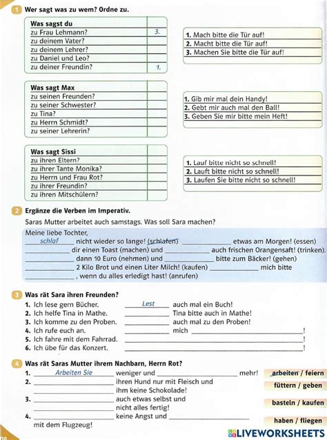 Konjugation Der Verben Online Worksheet For You Can Do The Exercises