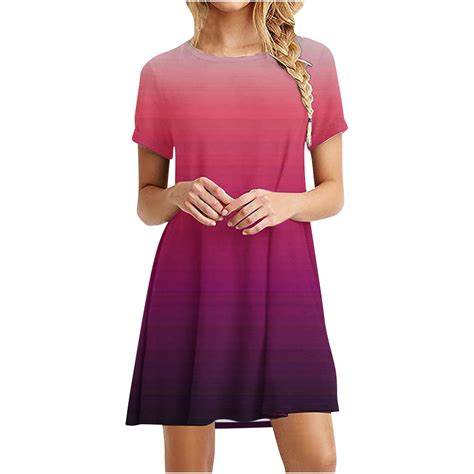 Gakvbuo T Shirt Dresses For Women Summer Dresses For Women 2024 Vacation Beach Dress Casual