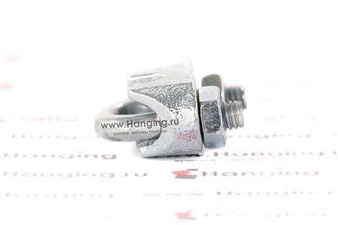 Зажим DIN 741 3 мм для стальных канатов и тросов диаметром 3 мм