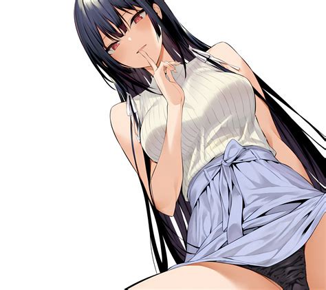 Girl Sexy Lingerie Pantsu Blouse Panties Long Hair