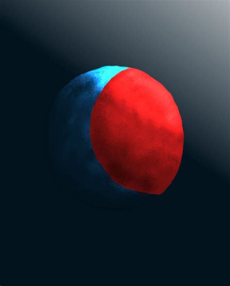 Red And Blue Moon