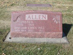 Emma Inez Allen Memorial Find A Grave