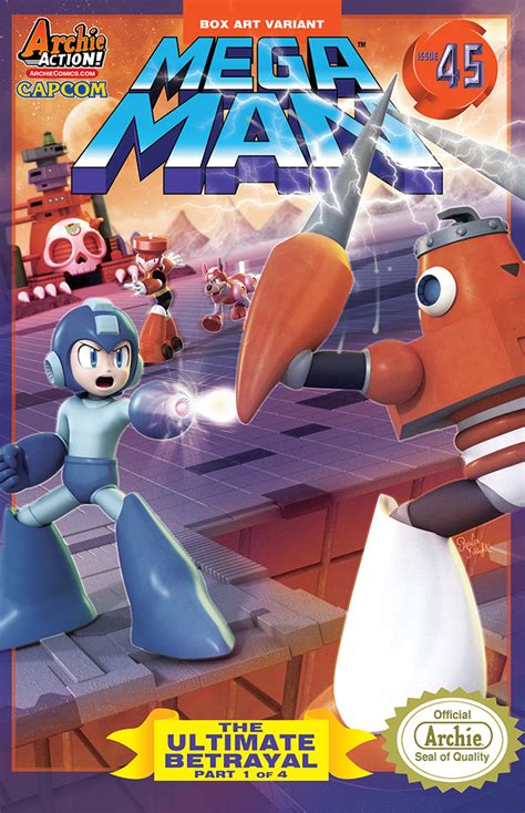 Nov140973 Mega Man 45 Box Art Var Cvr Previews World