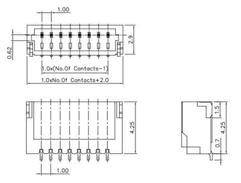 Jst Sh 6 Pin Wire Kit 1mm 4 Pack Micro Robotics