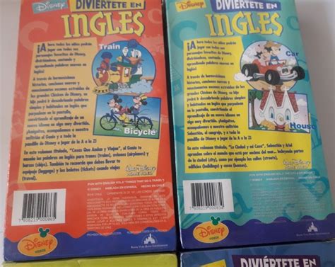 Pelicula Vhs Video Disney Diviertete En Ingles Valor X Mercado Libre