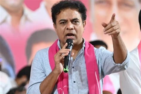 KTR KTR Criticizes Revanth Reddy S Leadership