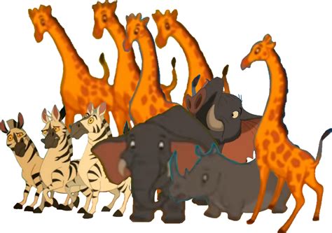 Simbas Animal Friends By Danielandresrojas On Deviantart