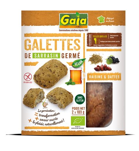 Galettes De Sarrasin Germ Raisin G Gaia Locavor Fr