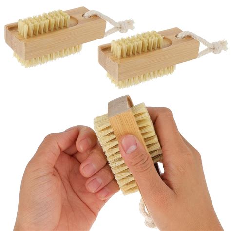 Amazon Amaxiu Wooden Nail Brush For Cleaning Fingernails Pcs