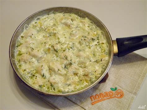 Куриная грудка в сливках - пошаговый рецепт с фото на Повар.ру