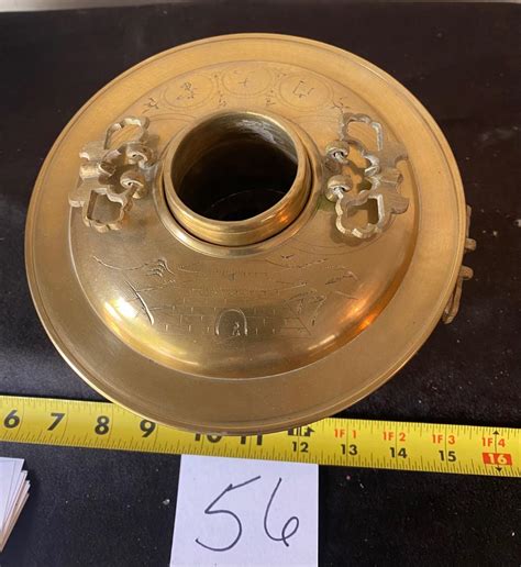 Vintage Brass Hot Pot EstateSales Org
