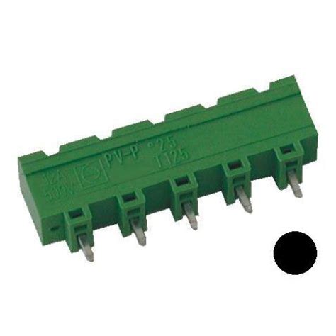 PV02-7,62-V-P-BK | EUROCLAMP Plug-in PCB Terminal Block P7,62| 311892