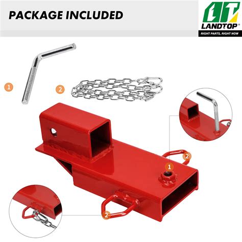 Clamp On Forklift Trailer Hitch Attachment 2 Fork Towing Receiver Ad