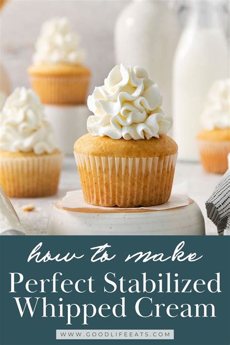 Learn How To Make Stabilized Whipped Cream Whipped Cream Frosting