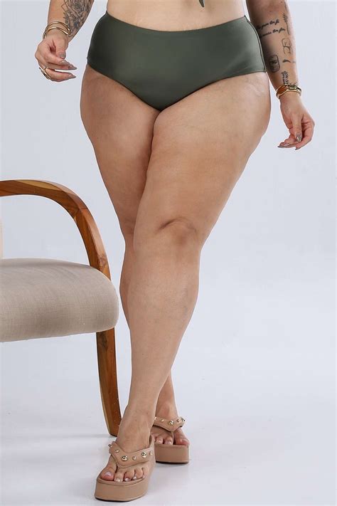 Biquini Calcinha Plus Size Hot Pants Empina Bumbum Modaliss