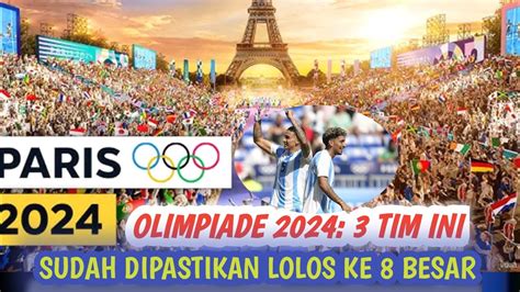 Rekap Hasil Sepakbola Di Olimpiade Tim Sudah Dipastikan Lolos