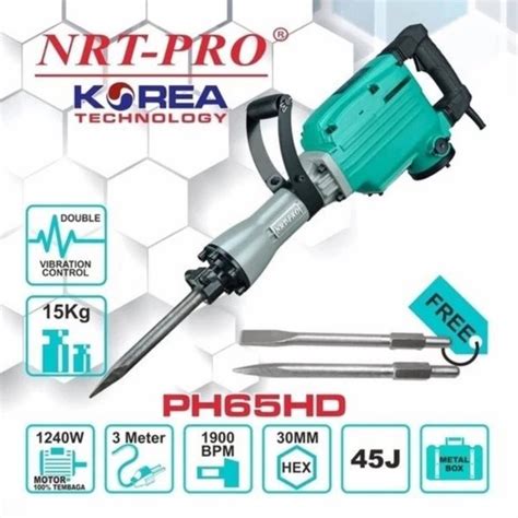 Jual MESIN BOR BOBOK BETON TEMBOK NRT PRO PH 65 HD JACK HAMMER DRILL