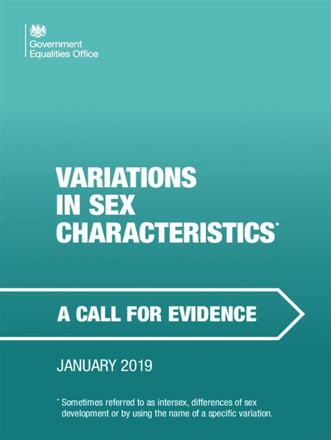 Fillable Online Variations In Sex Characteristics Fax Email Print PdfFiller