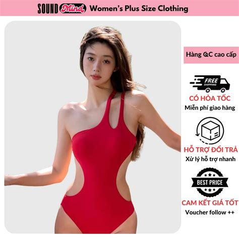 Sound Mind Design One Piece Bikini Women S Swimsuit With Off The Shoulder Waist High End Beach