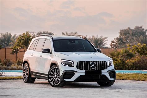 Rent Mercedes Glb 350 White In Dubai Suv Octane Car Rental Dubai