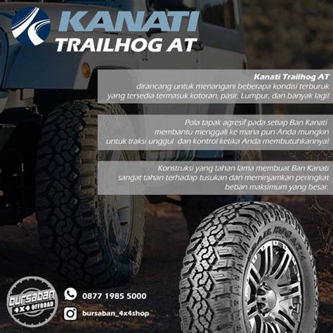 Jual Sale Ban X X Kanati Trailhog At Jeep Jk Jl R