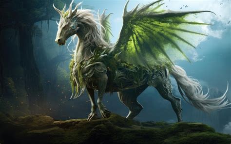 Premium Ai Image Dragons Unleashed A Mystical Fantasy Realm Generative Ai