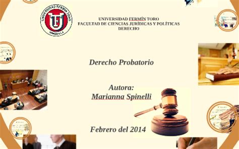 Derecho Probatorio Clasificación de las Pruebas by Marianna Spinelli on