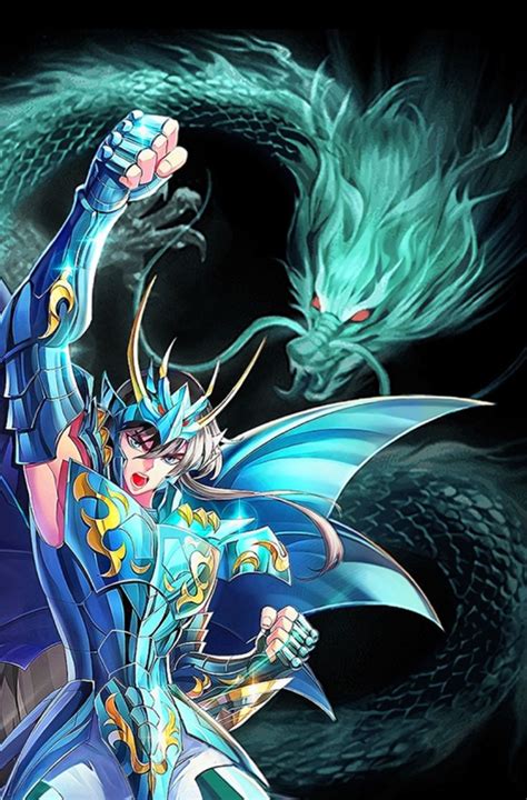 Shiryu de Dragón en 2022 Shiryu caballeros del zodiaco Caballeros