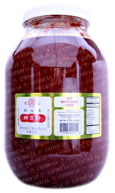 LIAN HOW Hot Bean Sauce 1 Gal Cathay LA