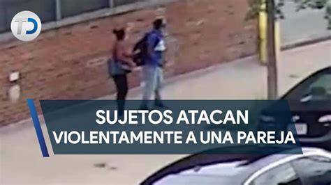 Sujetos Atacan Violentamente A Una Pareja En Nueva York Telediario