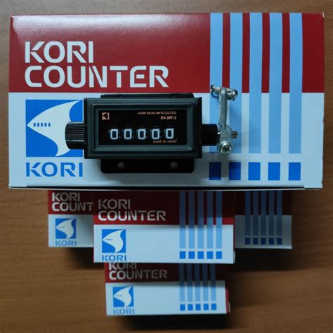 Jual Original KORI SEIKI Mechanical Rachet Counter Type RS-207-5 (RS-5