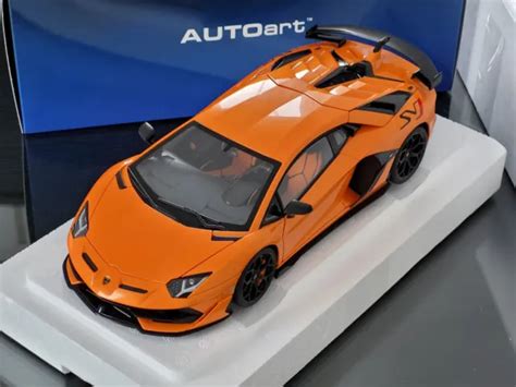 Lamborghini Aventador Svj Arancio Atlas Orange Autoart Neu