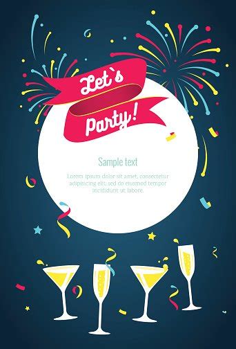 Invitation Background Lets Party Stock Clipart Royalty Free Freeimages