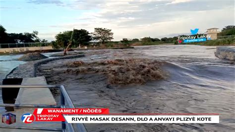 Mezanmi bwa mare pou Kanal wanament la Rivyè masak desann dlo a