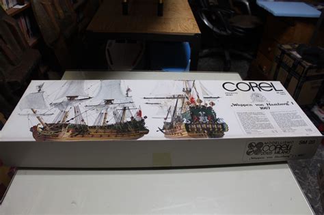 Nib Corel Wappen Von Hamburg I 1667wellem Wooden Model Tall Ship Kit Ebay