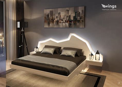 Парящая кровать Wings Iceberg — купить в MebHOME +74951500730