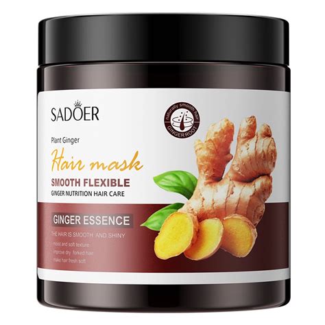 Rorec Sadoer Ginger Plant Essence Hair Mask Smooth Flexible Nutrition Hair Care Hair Mask 500g