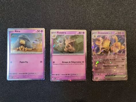 Lot Cartes Pok Mon Coffret Alakazam Ex Carlate Et Violet Fr Eur